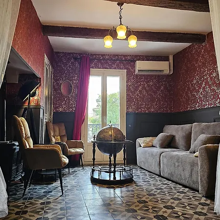 Le Boudoir Saint-etienne - Vue Collegiale Et Charme Lägenhet Capestang